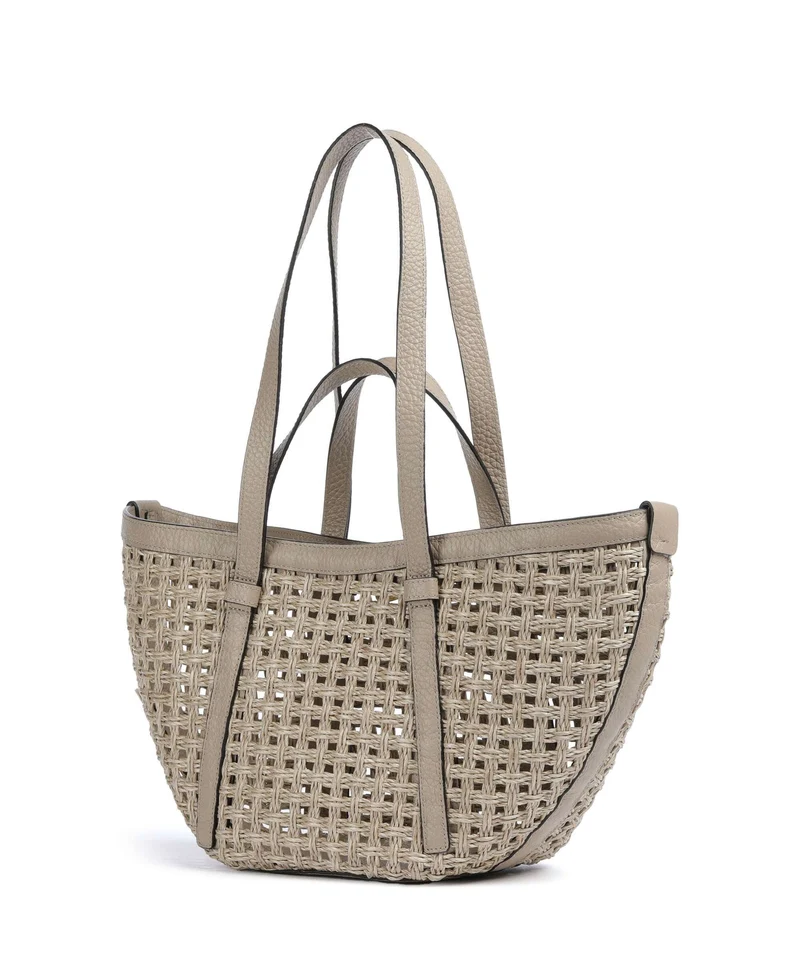 Abro Raffia Net Cosmo Medium Cabas sahara
