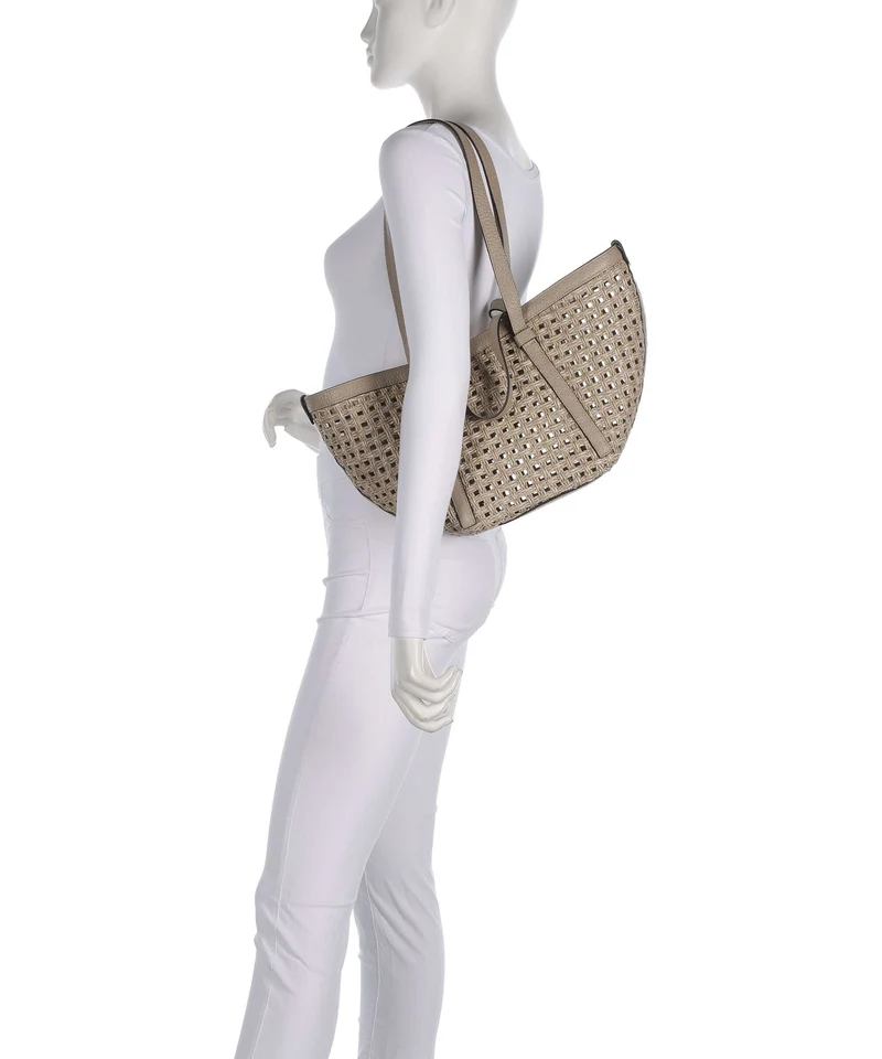 Abro Raffia Net Cosmo Medium Cabas sahara