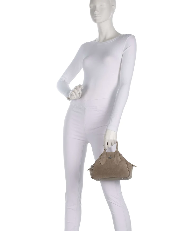 Vivienne Westwood Yasmine Suede Small Sac à main stone
