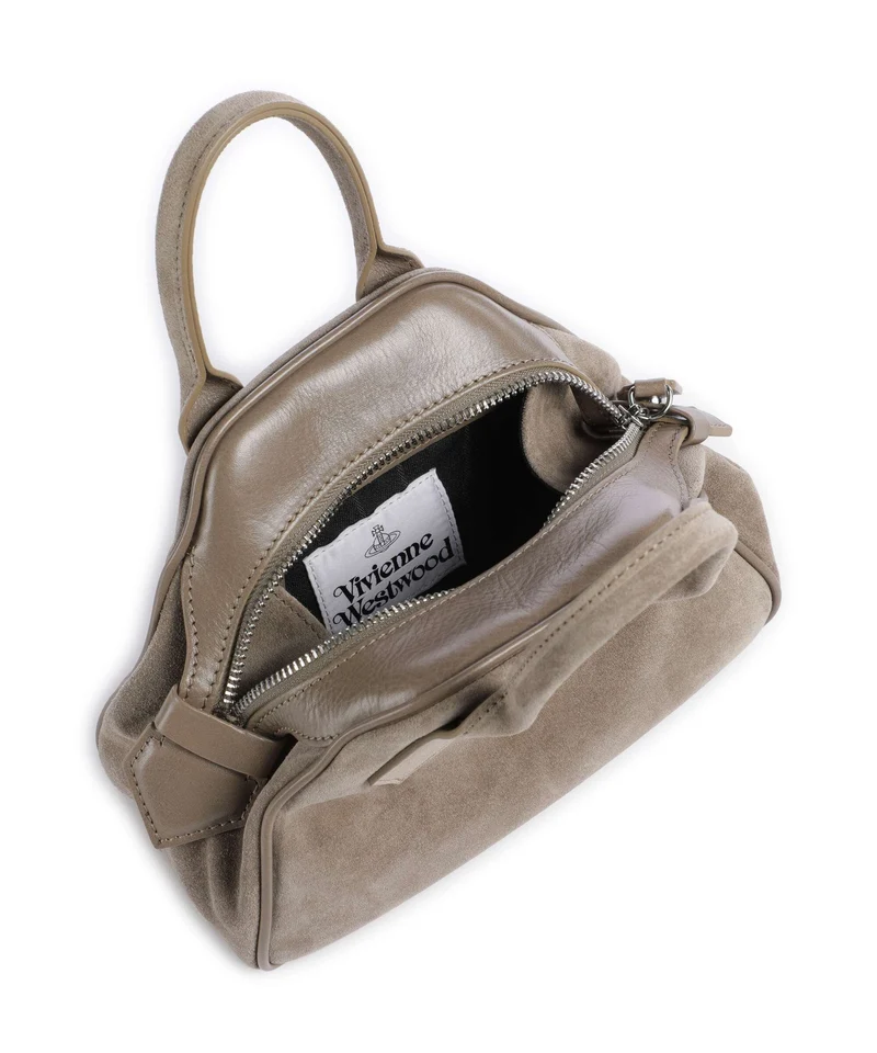 Vivienne Westwood Yasmine Suede Small Sac à main stone