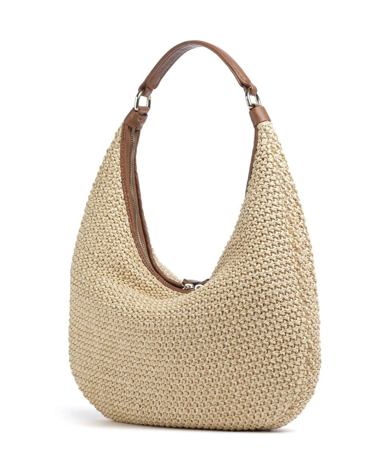 Abro Maglia Raffia Nana Small Sac fourre-tout natural/nut