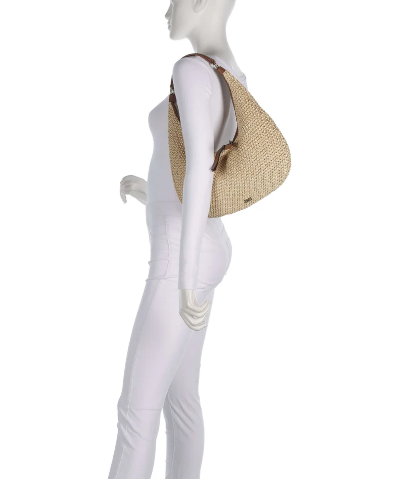 Abro Maglia Raffia Nana Small Sac fourre-tout natural/nut