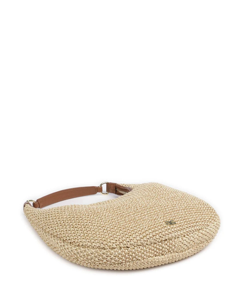 Abro Maglia Raffia Nana Small Sac fourre-tout natural/nut