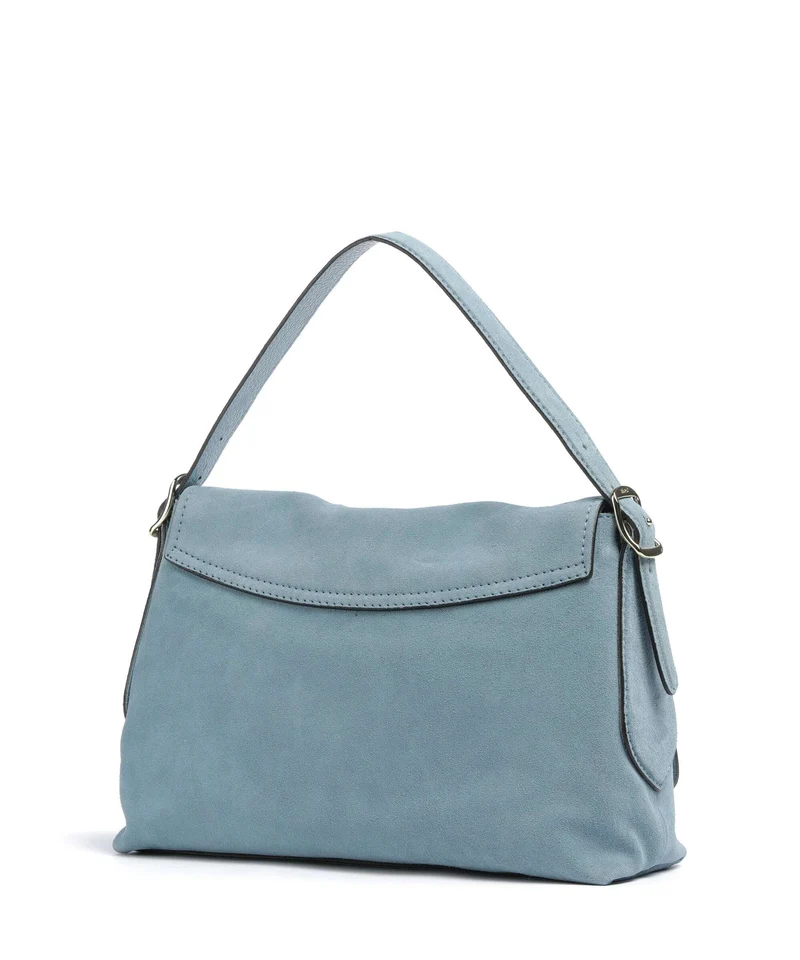 Abro Suede Carina Sac porté épaule sapphire