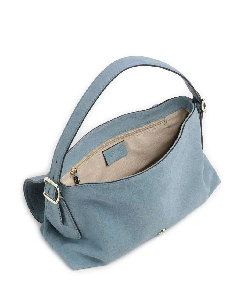Abro Suede Carina Sac porté épaule sapphire