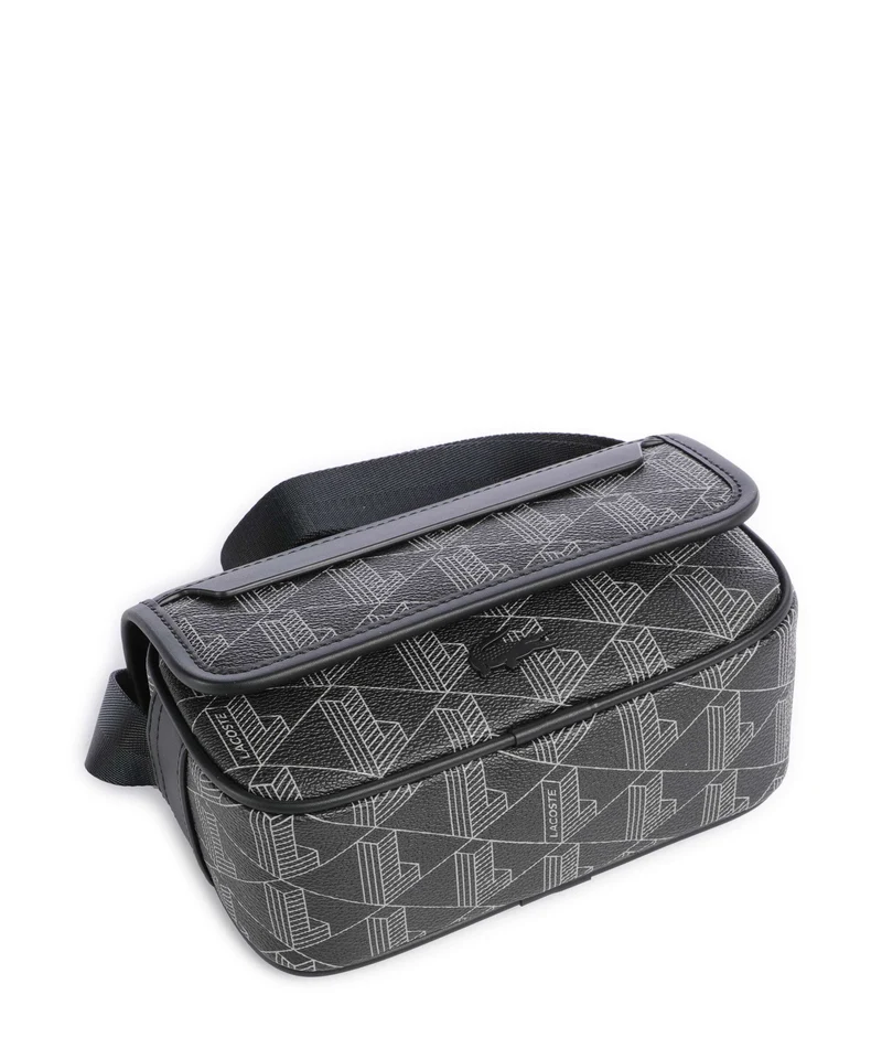 Lacoste The Blend Sac bandoulière monogram/noir/gris