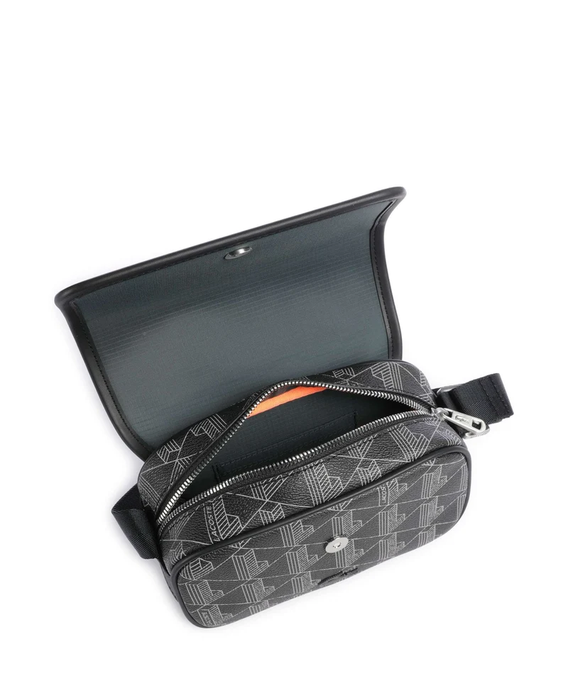 Lacoste The Blend Sac bandoulière monogram/noir/gris