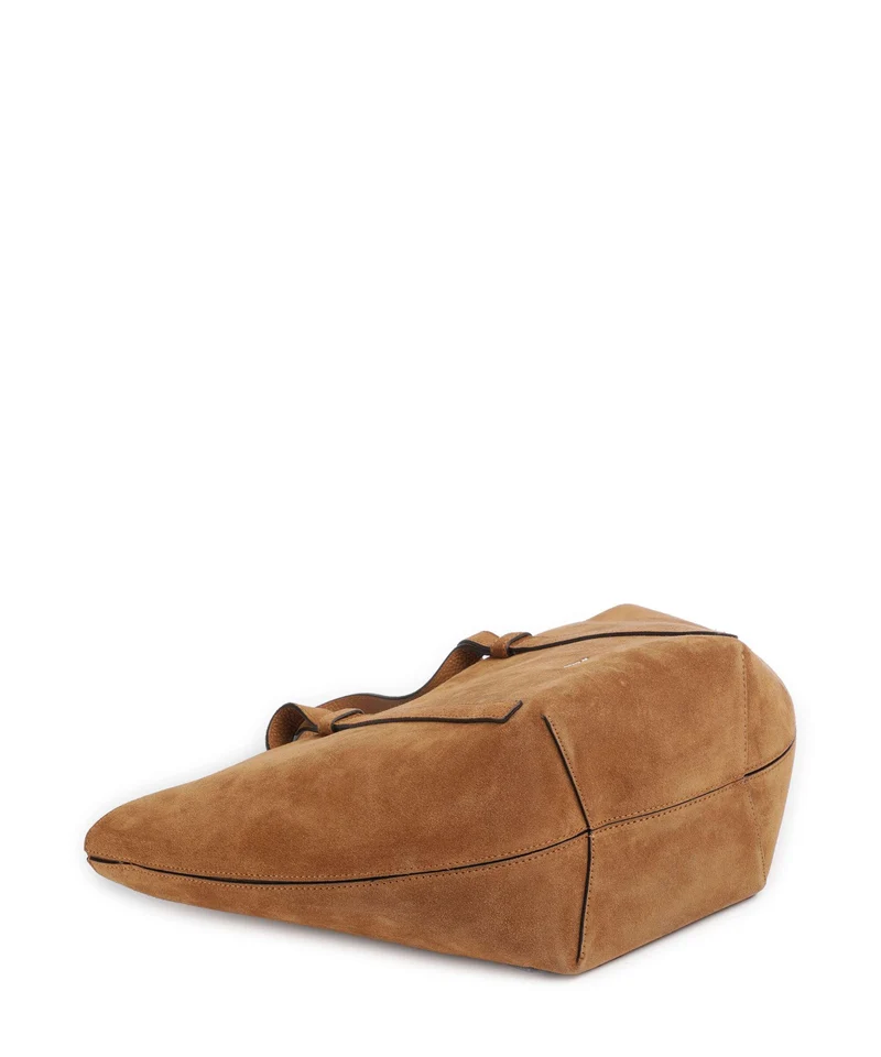 Abro Suede Cosmo Medium Cabas cuoio