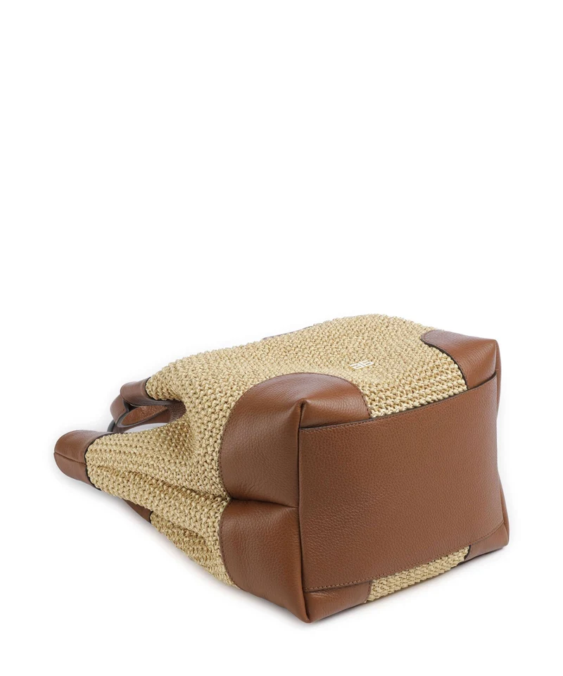 Abro Maglia Raffia Essential Medium Sac à main natural/nut