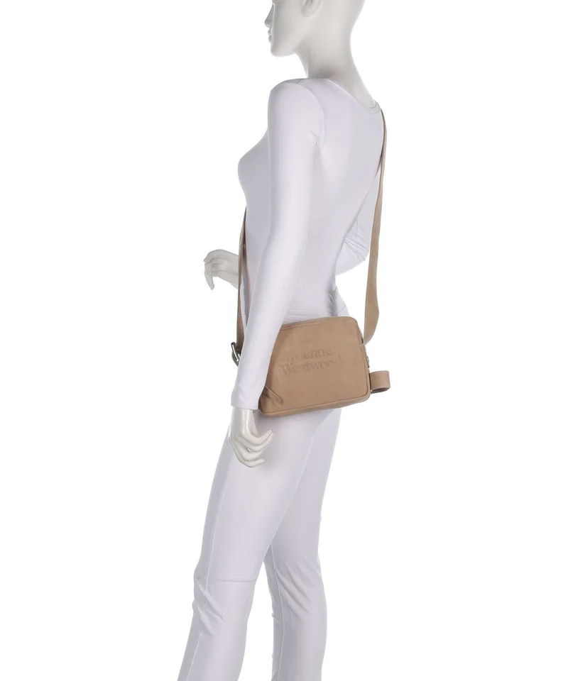 Vivienne Westwood Carrie Sac bandoulière beige