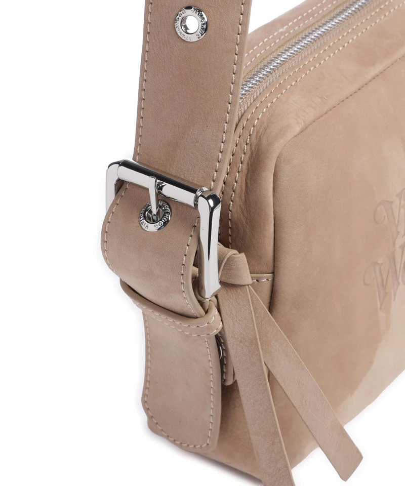 Vivienne Westwood Carrie Sac bandoulière beige