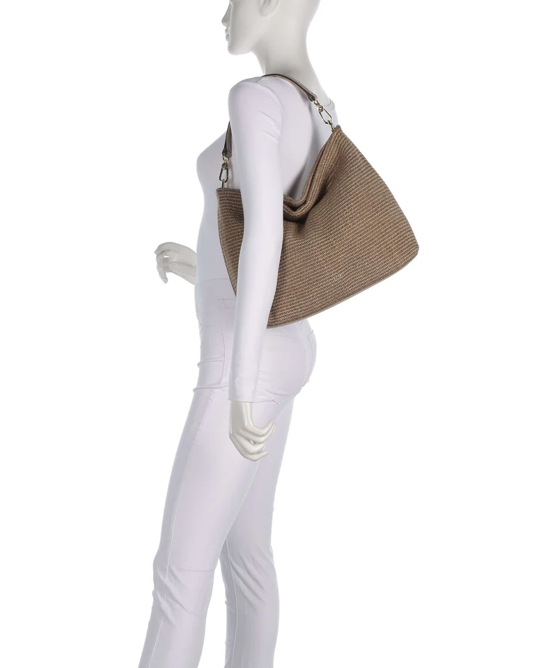 Abro Raffia Kaia Sac fourre-tout siena