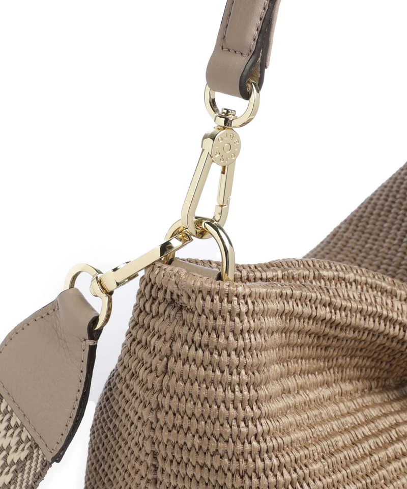 Abro Raffia Kaia Sac fourre-tout siena