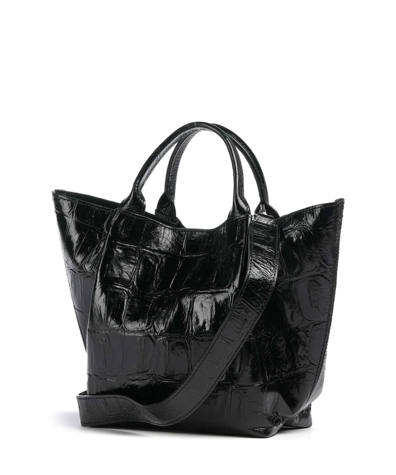 Abro Maxi Cocco Essential Small Sac à main black/nickel