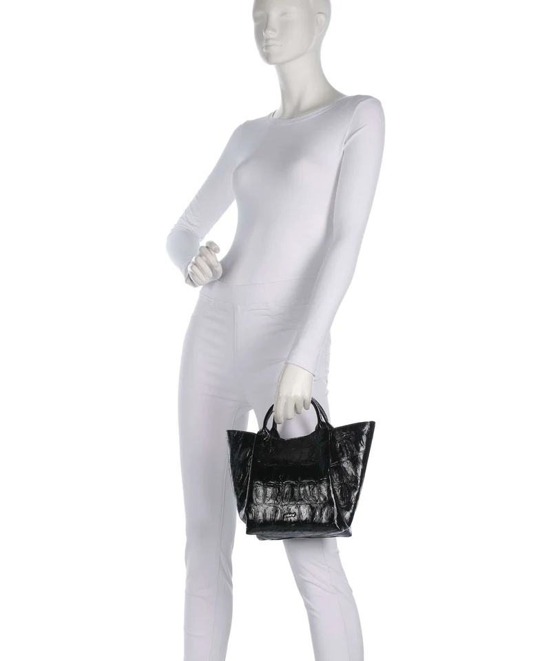 Abro Maxi Cocco Essential Small Sac à main black/nickel