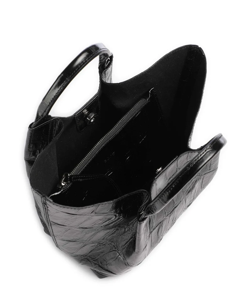Abro Maxi Cocco Essential Small Sac à main black/nickel