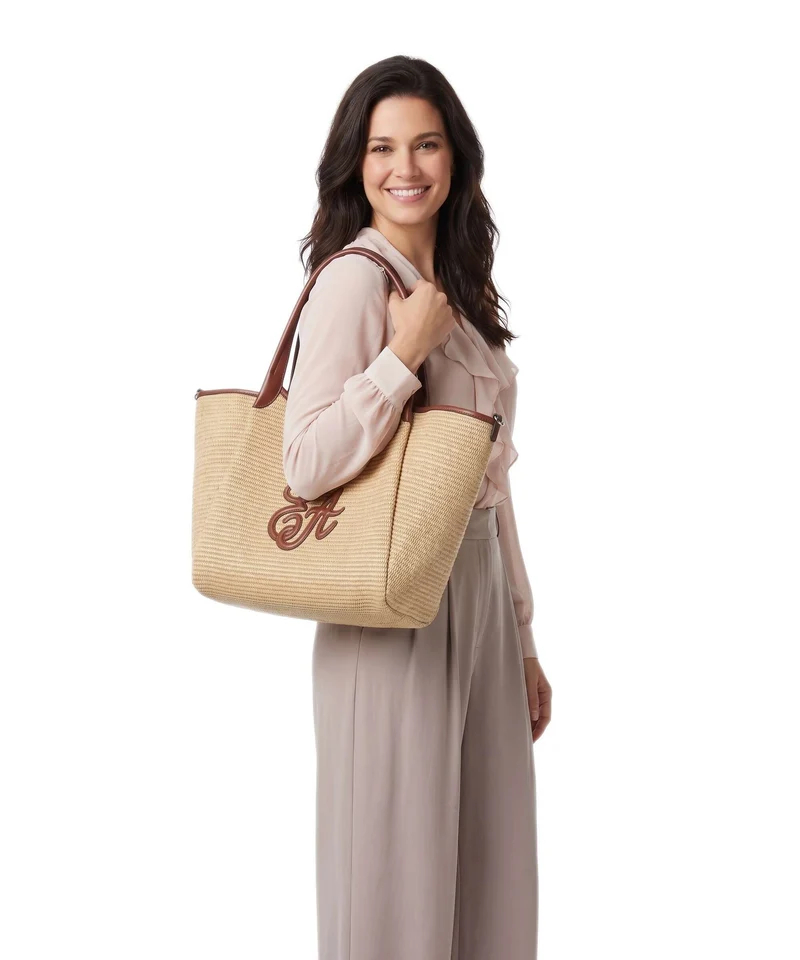 Emporio Armani Durini 24 M-L Cabas naturale/siena