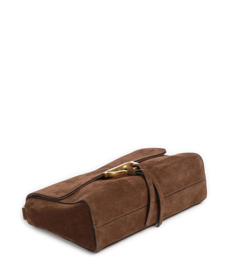 Abro Suede Temi Sac porté épaule wood
