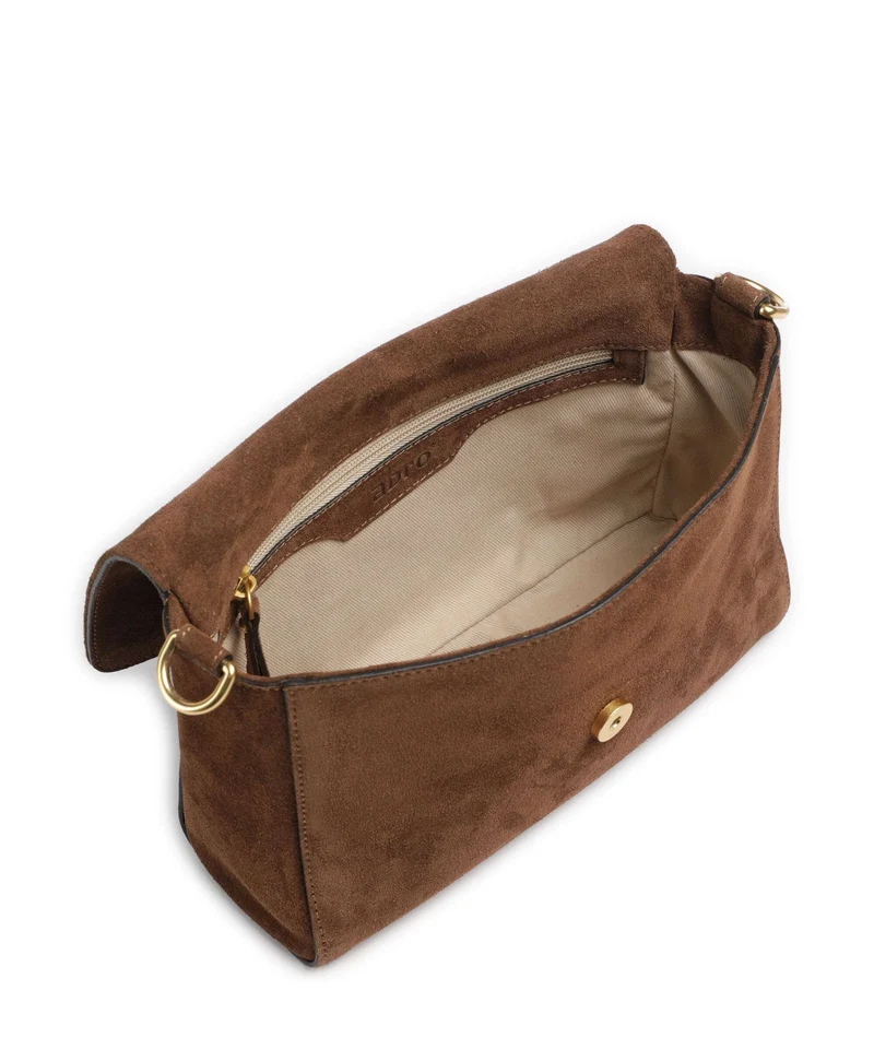 Abro Suede Temi Sac porté épaule wood