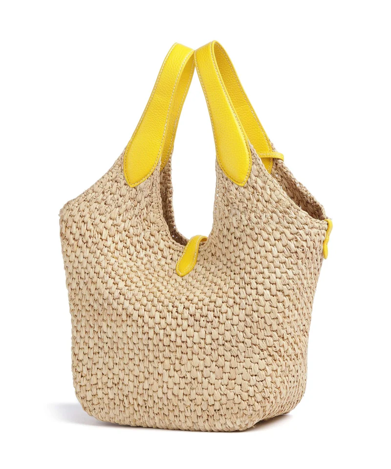 Polo Ralph Lauren Play Medium Sac à main natural/canary yellow