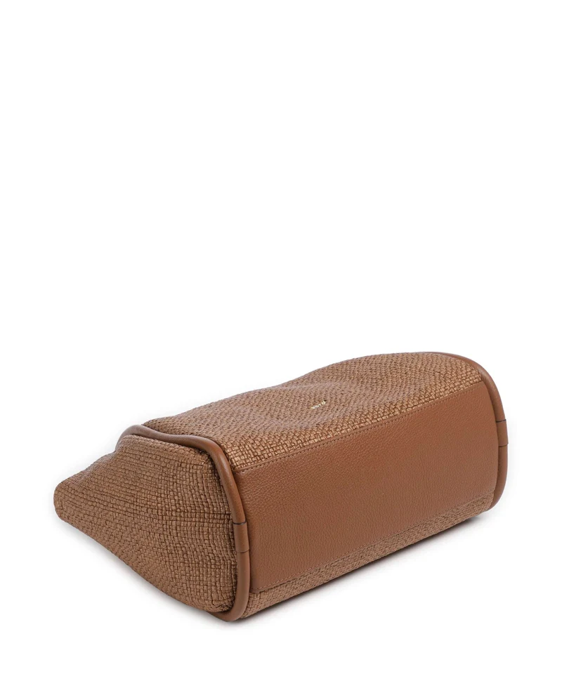 Abro Raffia Intreccio Willow Sac à main caramel/cognac