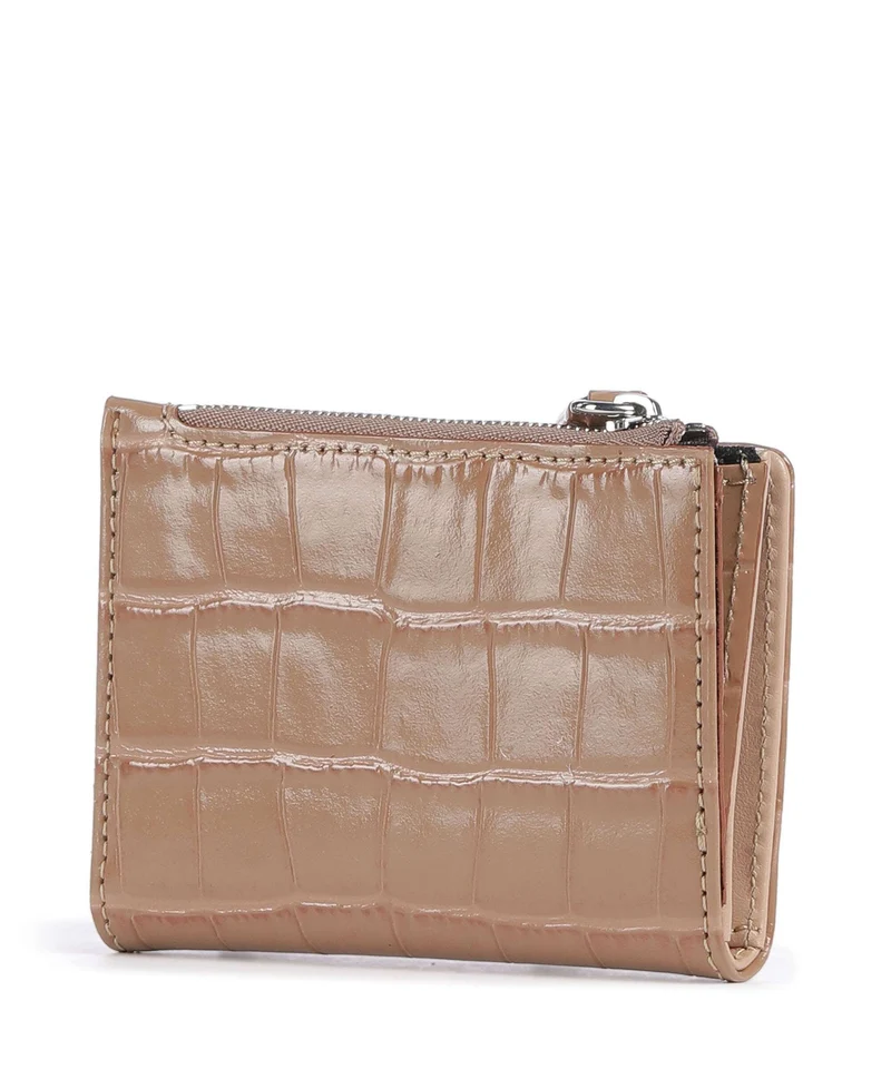 Vivienne Westwood Embossed Croc Slim Portefeuille dusty pink