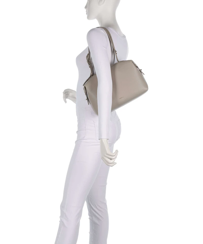 Furla Double M Sac porté épaule linen