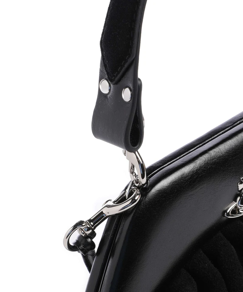 Vivienne Westwood Brooke Suede Sac à main black