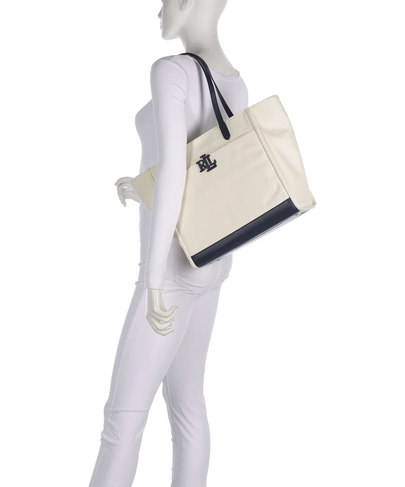Lauren Ralph Lauren Cameryn Large Cabas natural/refined navy
