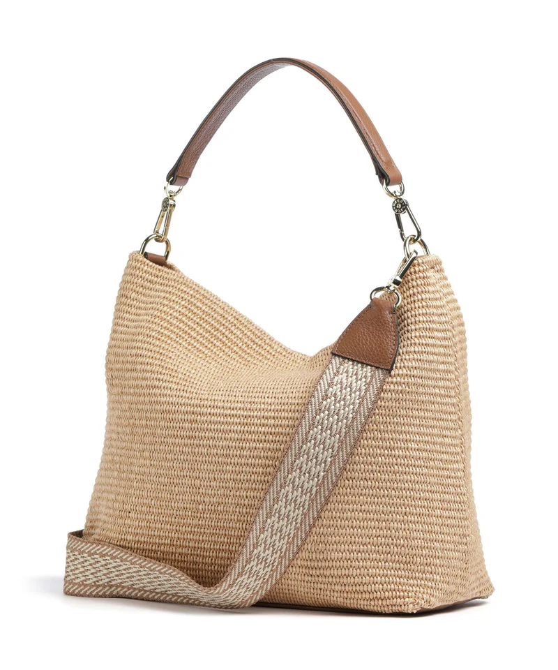 Abro Raffia Kaia Sac fourre-tout natural