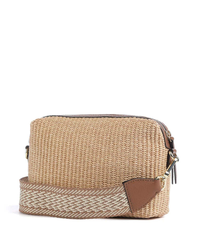 Abro Raffia Kaia Sac bandoulière natural