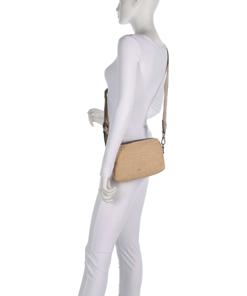 Abro Raffia Kaia Sac bandoulière natural