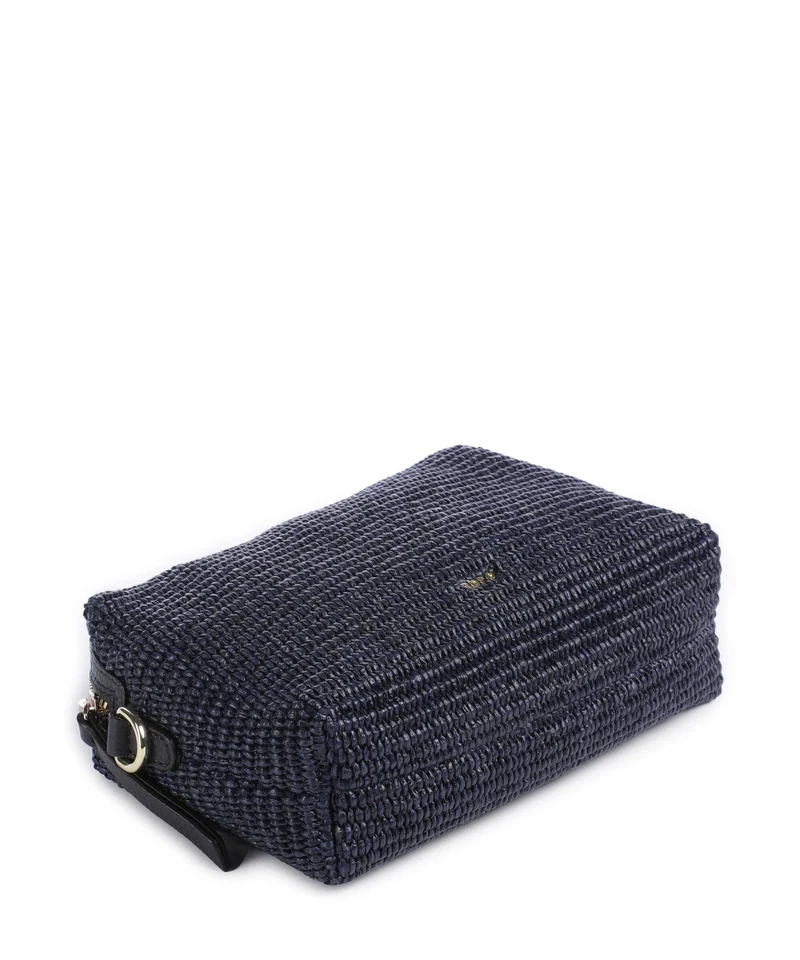Abro Raffia Kaia Sac bandoulière navy