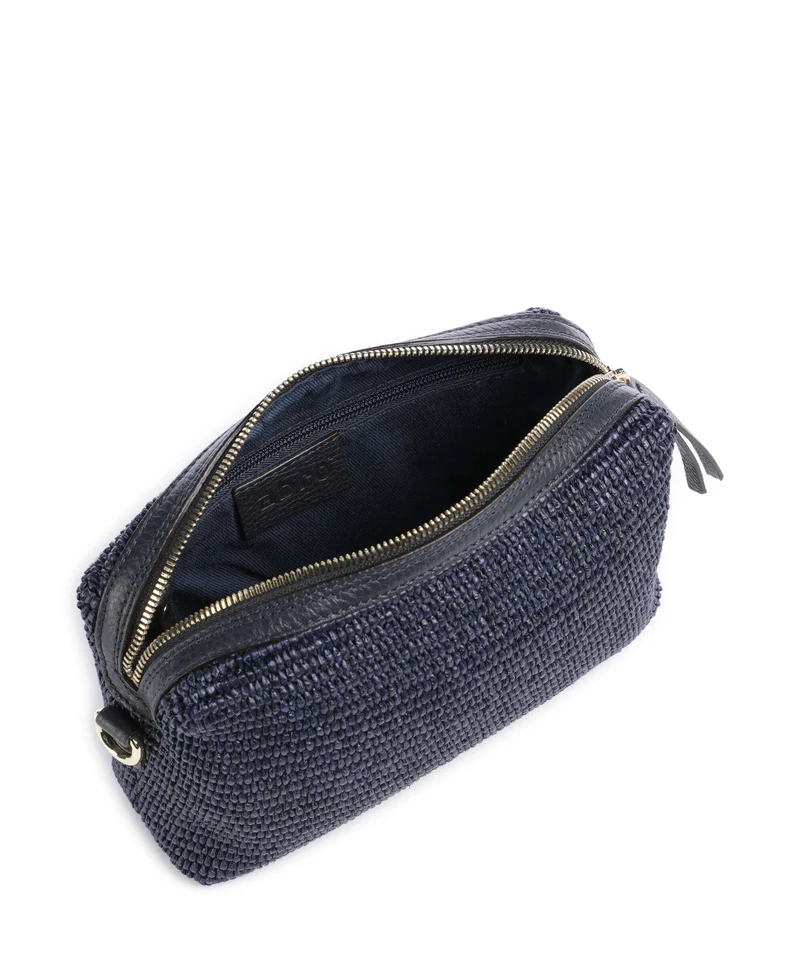 Abro Raffia Kaia Sac bandoulière navy