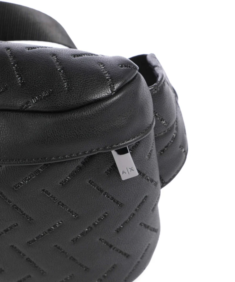 Armani Exchange Ginevra Embossed Sac banane black