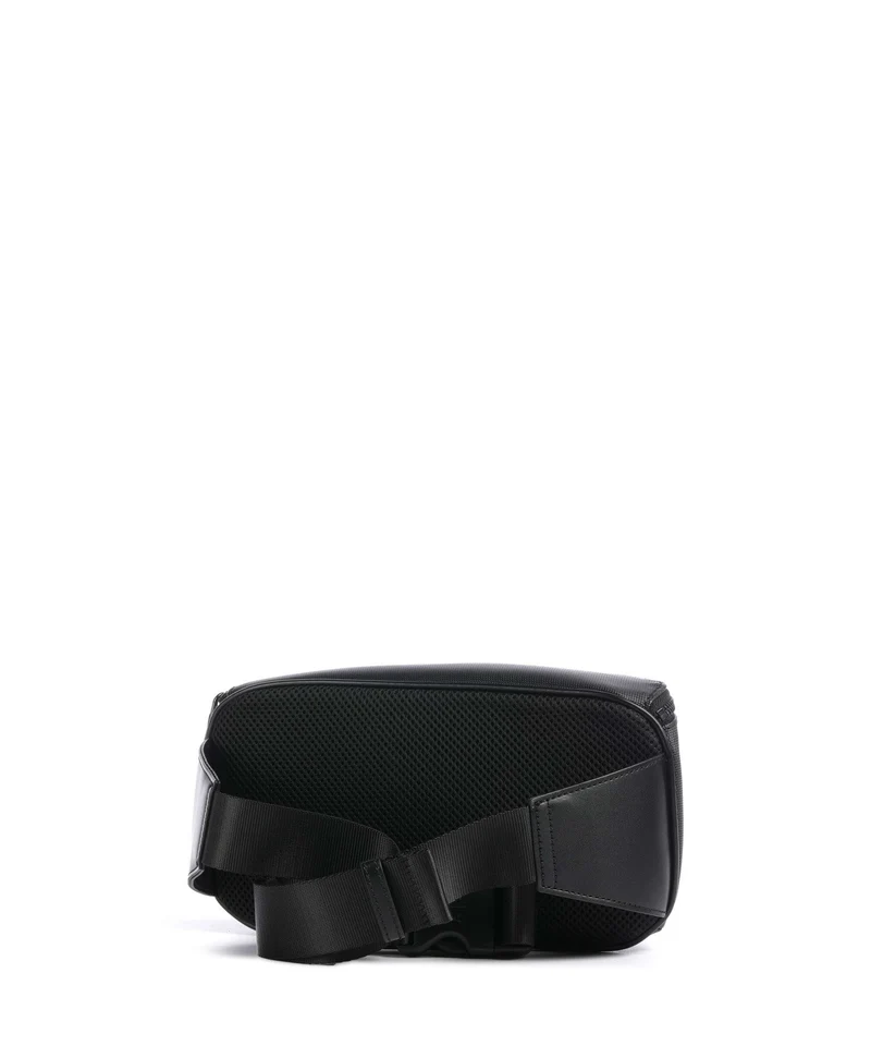 Armani Exchange Dylan Sac banane black/gunmetal/shiny black