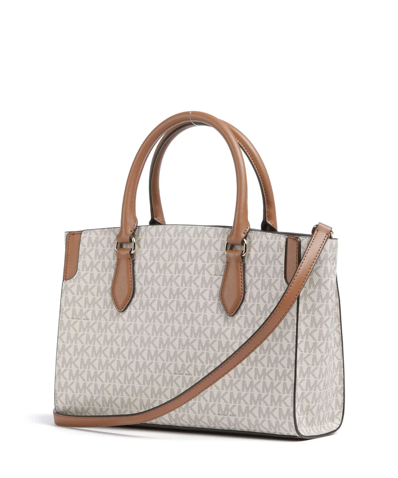 Michael Kors Becca Medium Sac à main vanilla/acorn