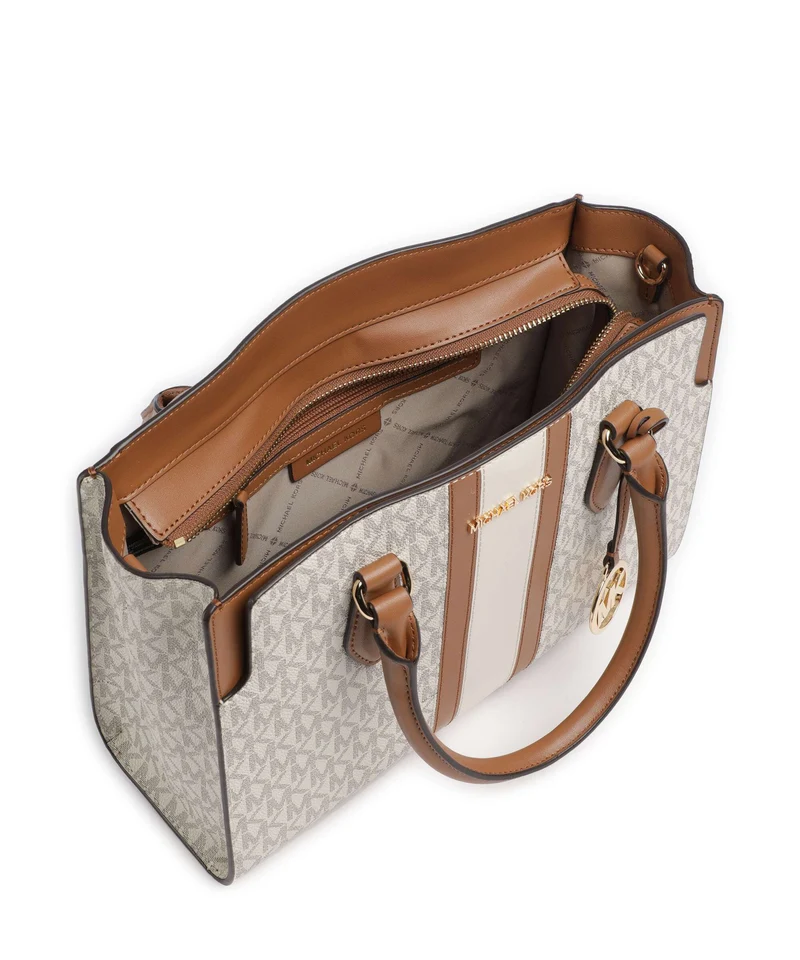 Michael Kors Becca Medium Sac à main vanilla/acorn