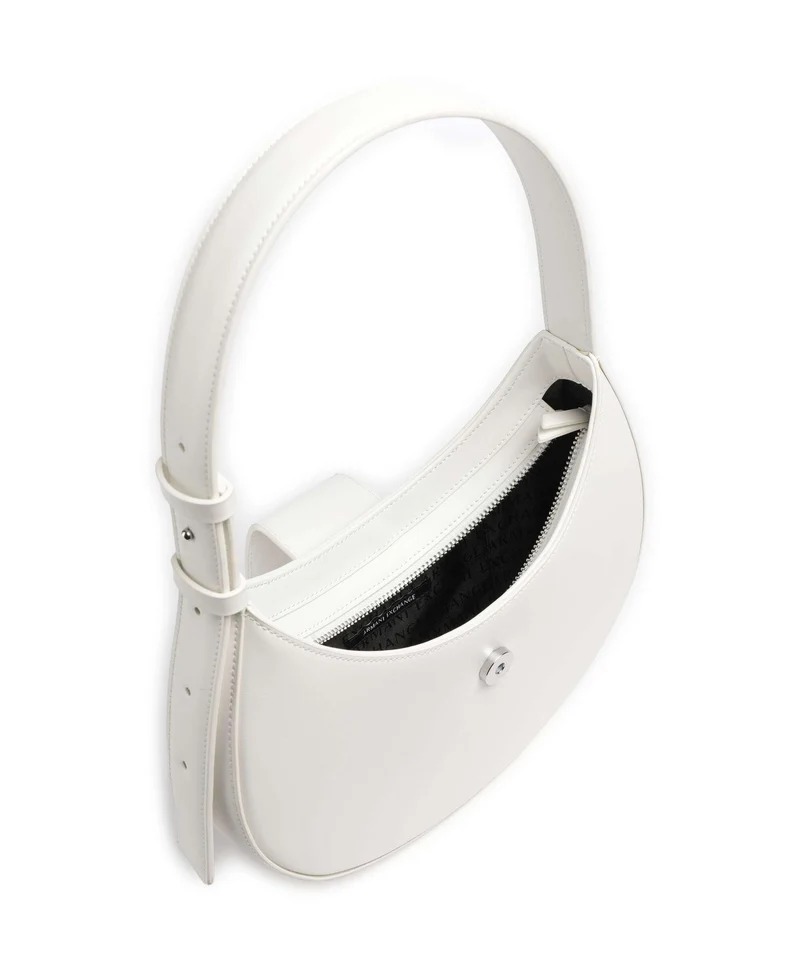 Armani Exchange Wonder Sac porté épaule off white