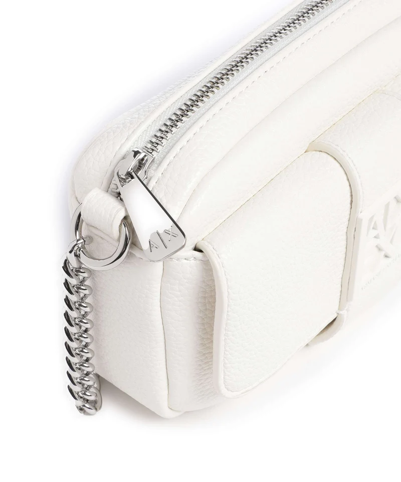 Armani Exchange Susy Soft Sac bandoulière off white