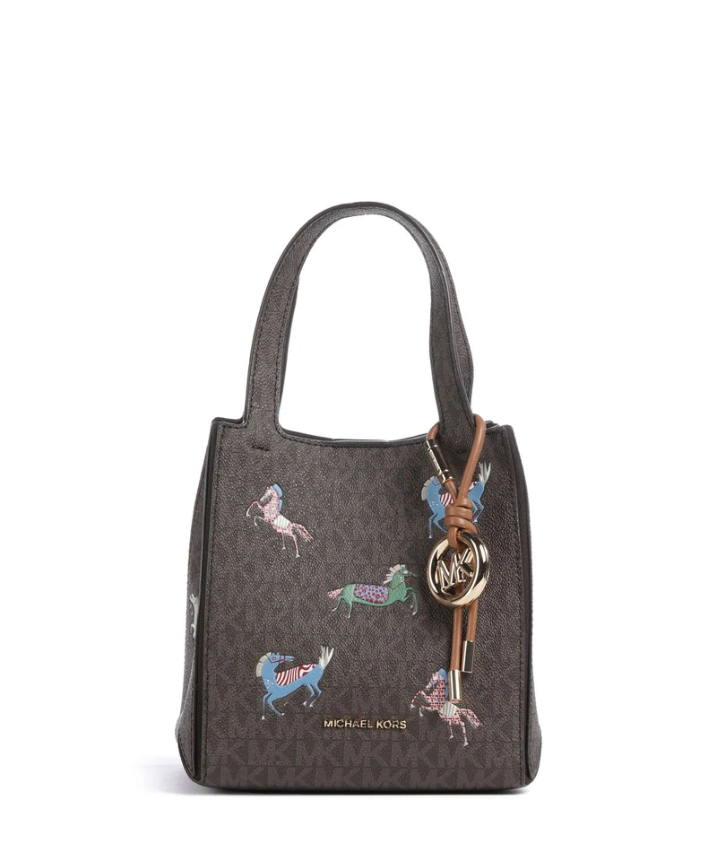 Michael Kors Jordi Small Sac à main brown/acorn