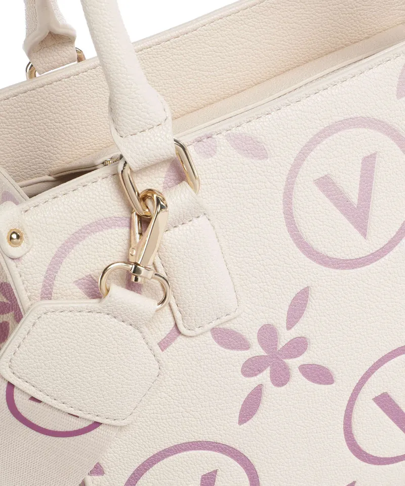 Valentino Bags Samba Re Print Sac à main ecru/rosa
