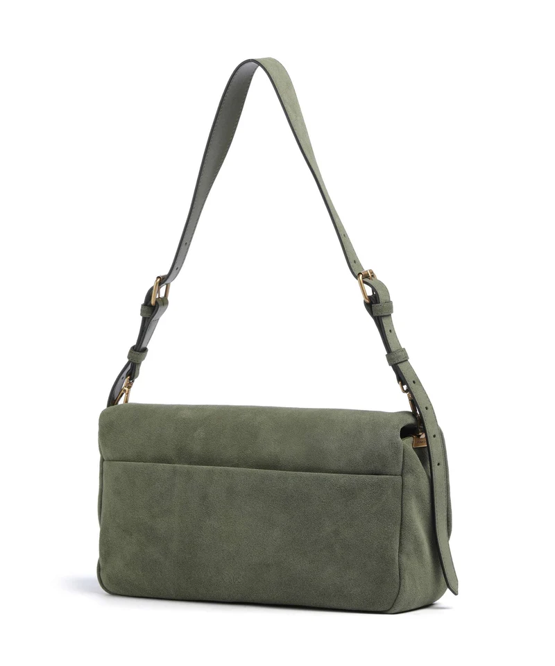 Pinko Click Soft Horizontal Sac porté épaule oliva capulet/antique gold