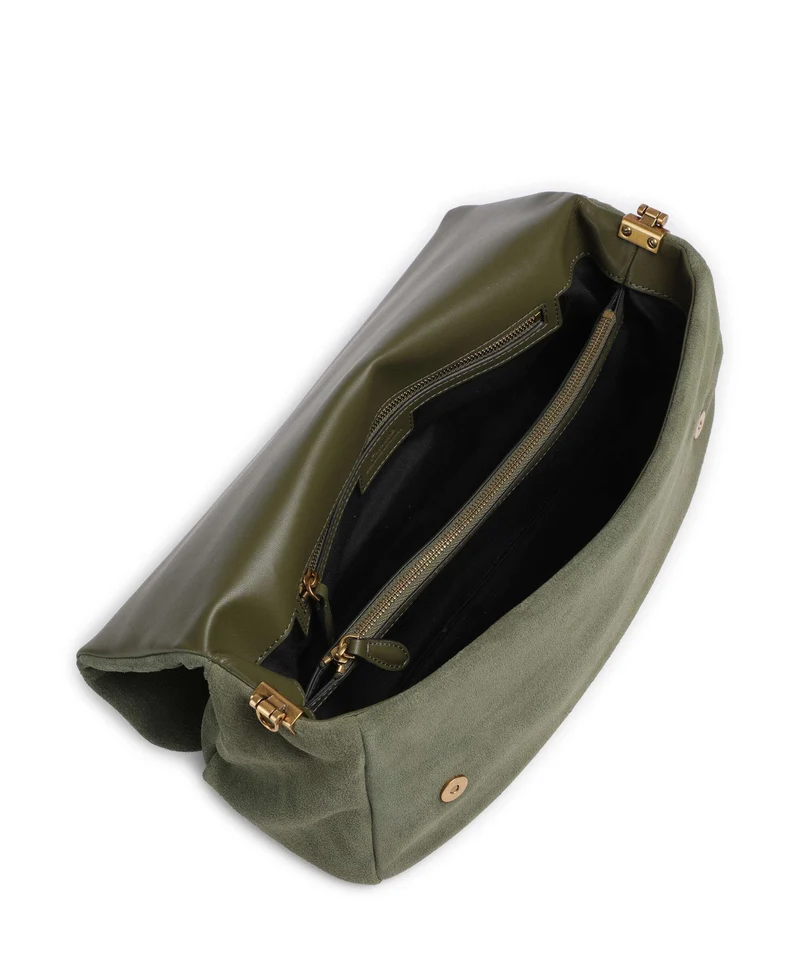 Pinko Click Soft Horizontal Sac porté épaule oliva capulet/antique gold
