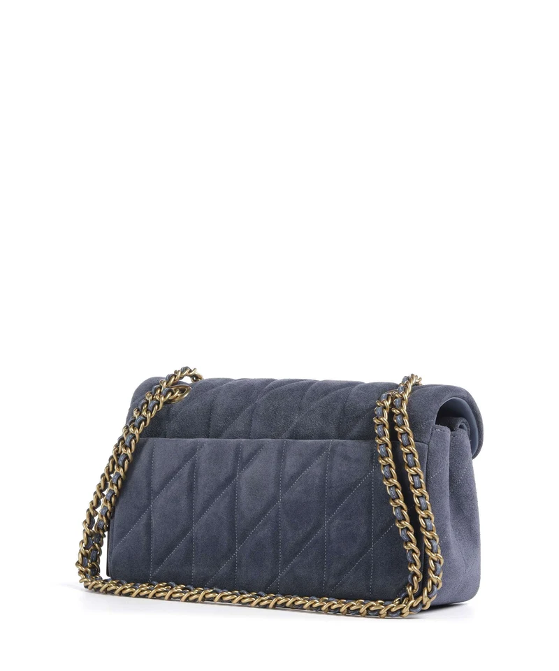 Coach Tabby Quilted 26 Sac porté épaule light denim