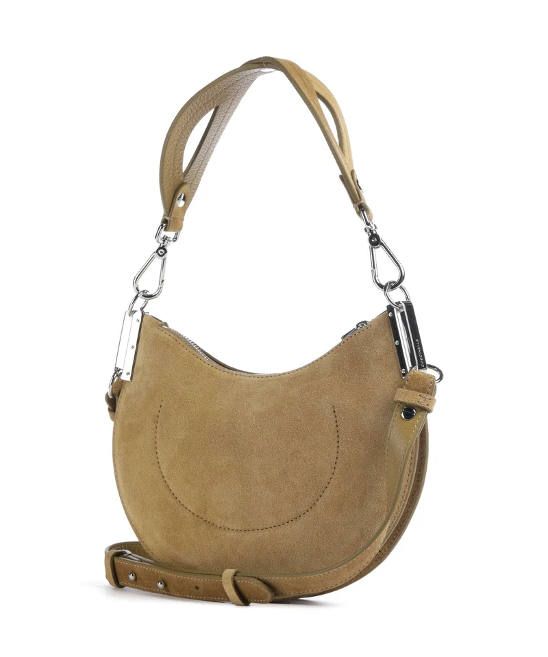Coccinelle Sunup Suede Sac porté épaule seagrass