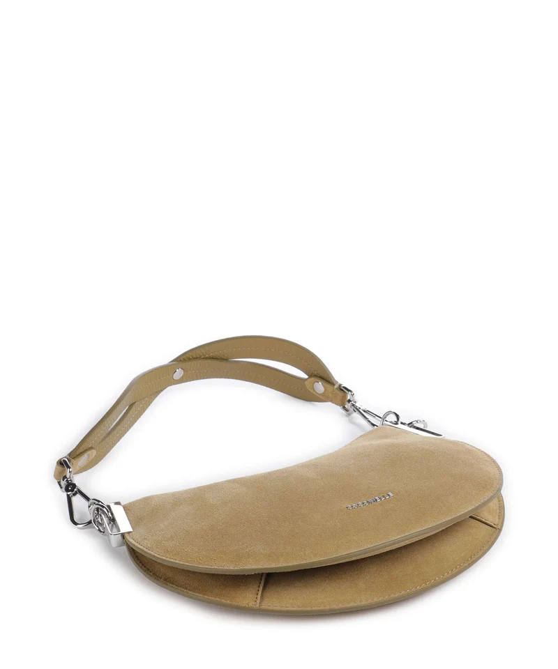 Coccinelle Sunup Suede Sac porté épaule seagrass