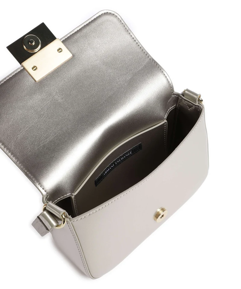 Armani Exchange Amy S Sac bandoulière light gold