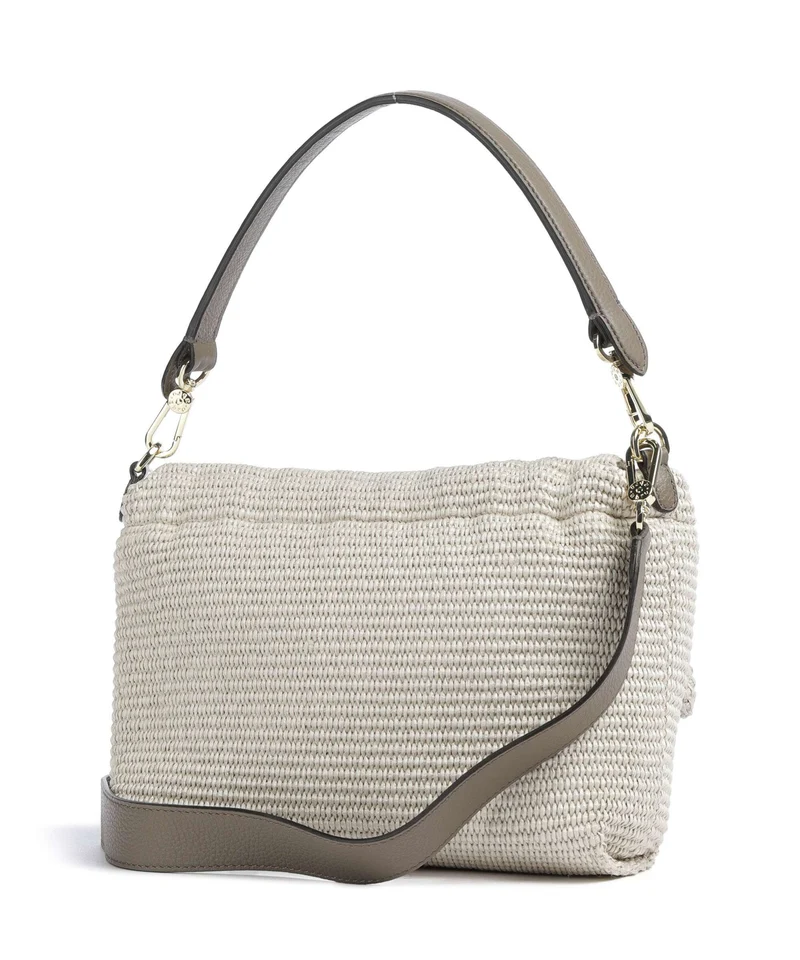 Abro Raffia Classica Temi Medium Sac porté épaule sahara