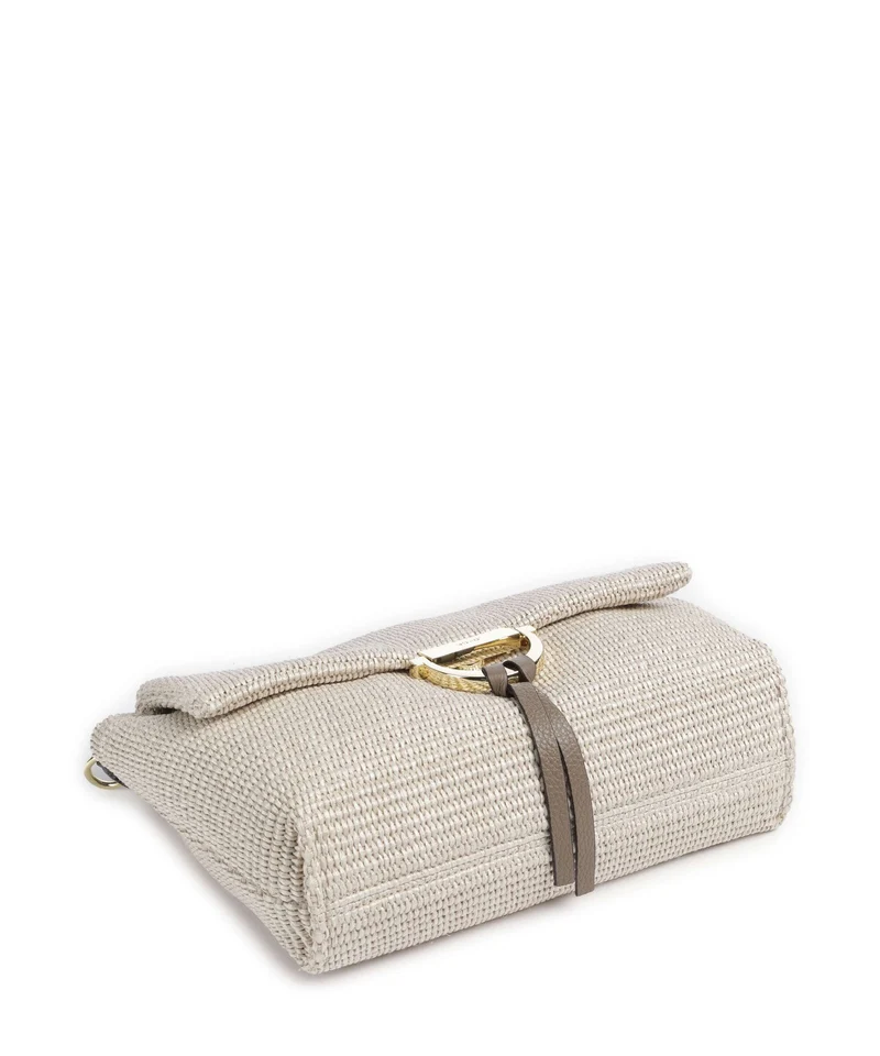 Abro Raffia Classica Temi Medium Sac porté épaule sahara
